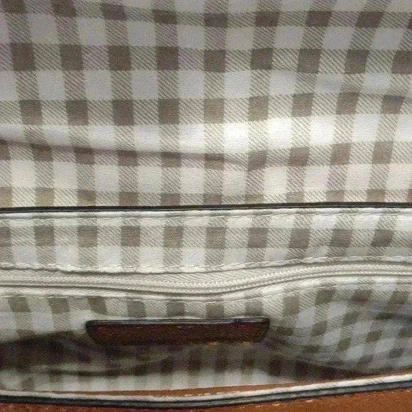 Nanette Lepore single light brown/tan satchel excellent used condition - Picture 6 of 7